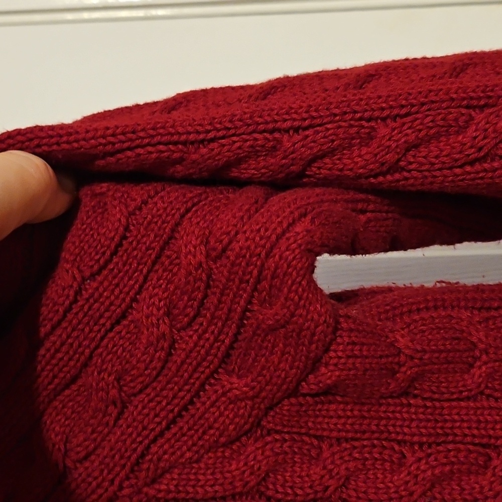 JEANNE PIERRE Maroon Cowl Neck Sweater - Picture 11 of 11